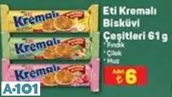 ETİ KREMALI BİSKÜVİ ÇEŞİTLERİ 61 G